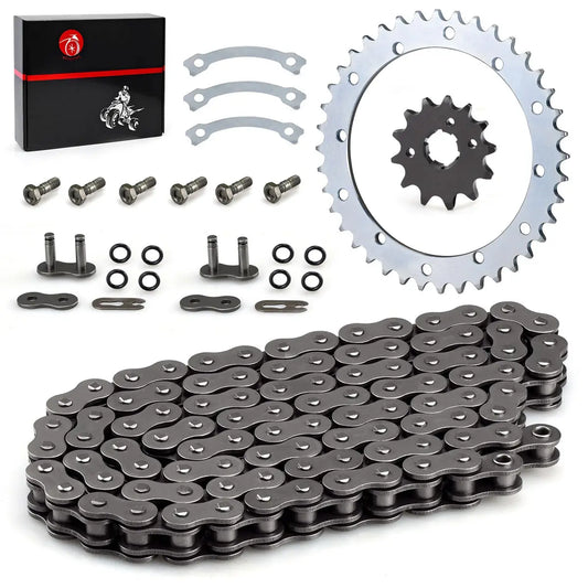 Heavy Duty O-Ring Drive Chain and Sprockets Kit for Yamaha Warrior 350 YFM350X 1989-2004