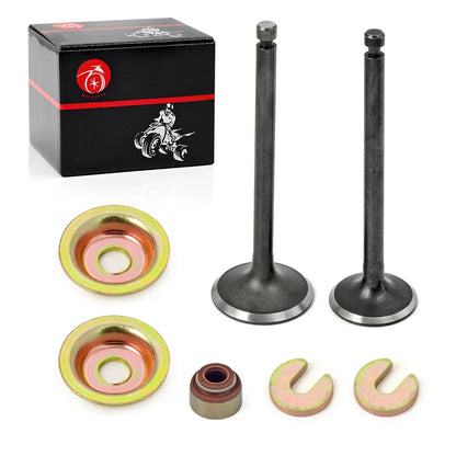 Intake Exhaust Valve and Seal Kit for Yamaha Gas Golf Cart G2 G5 G8 G9 G11 G14 1989-1996