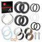 39mm Front Fork Bushing Dust Oil Seals Rebuild Kit for Harley Sportster 883 1200 XL883 XL1200 1990-2013 FXD Dyna 1991-2005