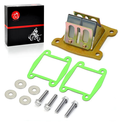 Carburetor Intake Reed Valve Assembly for Yamaha BLASTER 200 1988-2006 YZ80 1987-1992