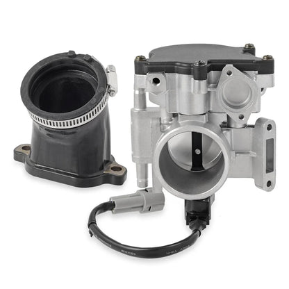 Throttle Body and Adapter for Polaris Ranger XP 700 6x6 4x4 EFI 2006-2009 - Part 1203160