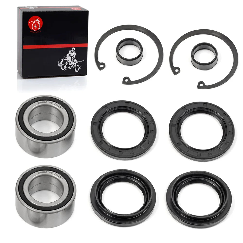 Front Wheel Bearings & Seals Circlip Dust Seal for Honda Fourtrax 300 TRX300FW 4x4 1988 1990-2000
