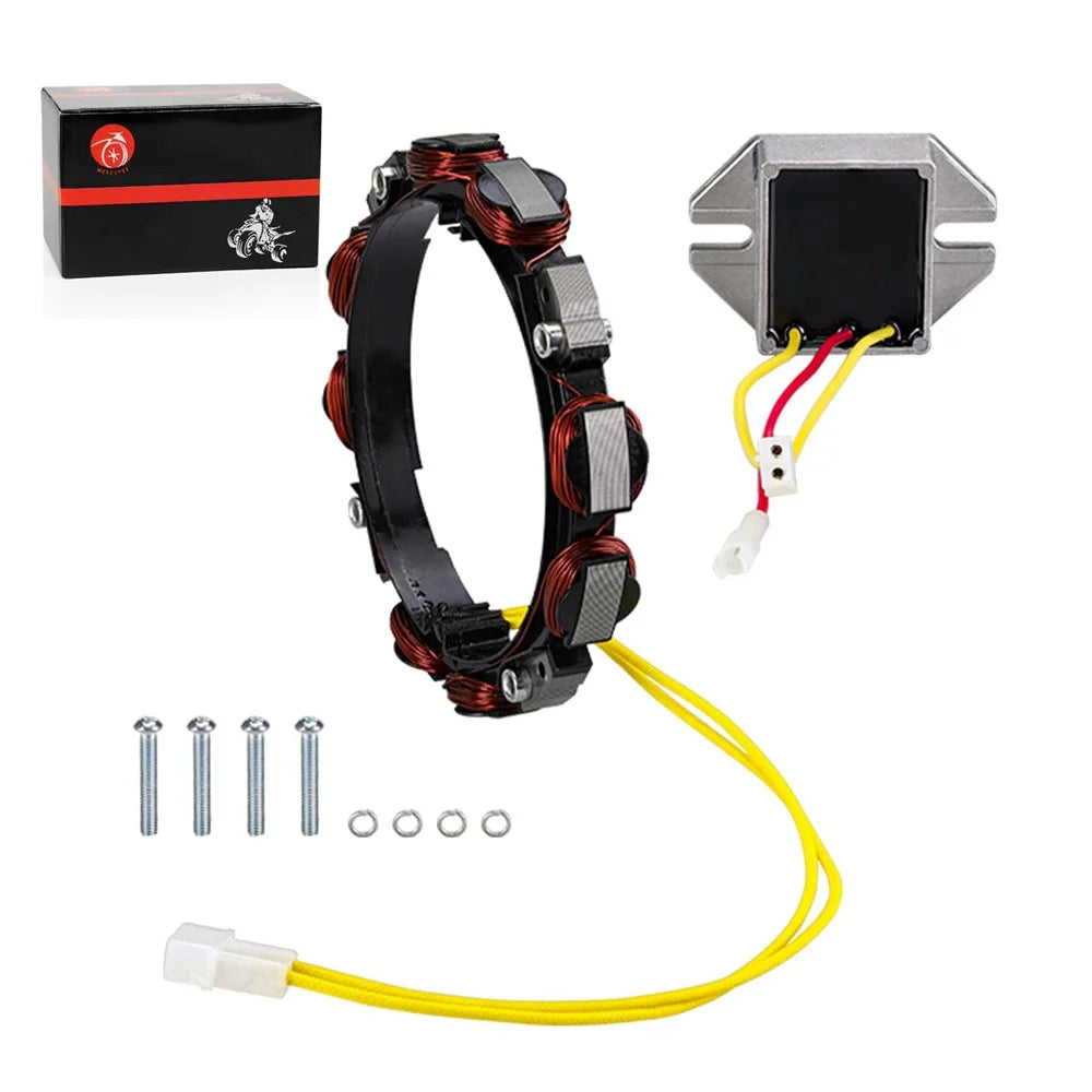 Alternator Stator Coil 2Pin w/Regulator For Briggs & Stratton Engines 10-16 Amp 592830