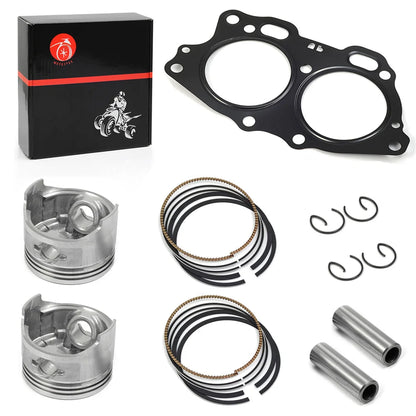 Oversize 0.25mm Top End Rebuild Kit Piston Ring Gasket EZGO 4Cycle 350cc EH35C 1996-2008