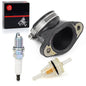 Carb Intake Manifold Boot Spark Plug for Polaris Sportsman 500 4x4 6x6 335 400 Magnum 425 500 Big Boss 500 Ranger 400