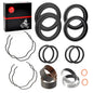 Fork Bushing Dust Oil Seals Kit for Yamaha V-Star 650 950 1100 1300 XVS650 XVS950 XVS1100 XVS1300 MT07 FZ07 XSR 700