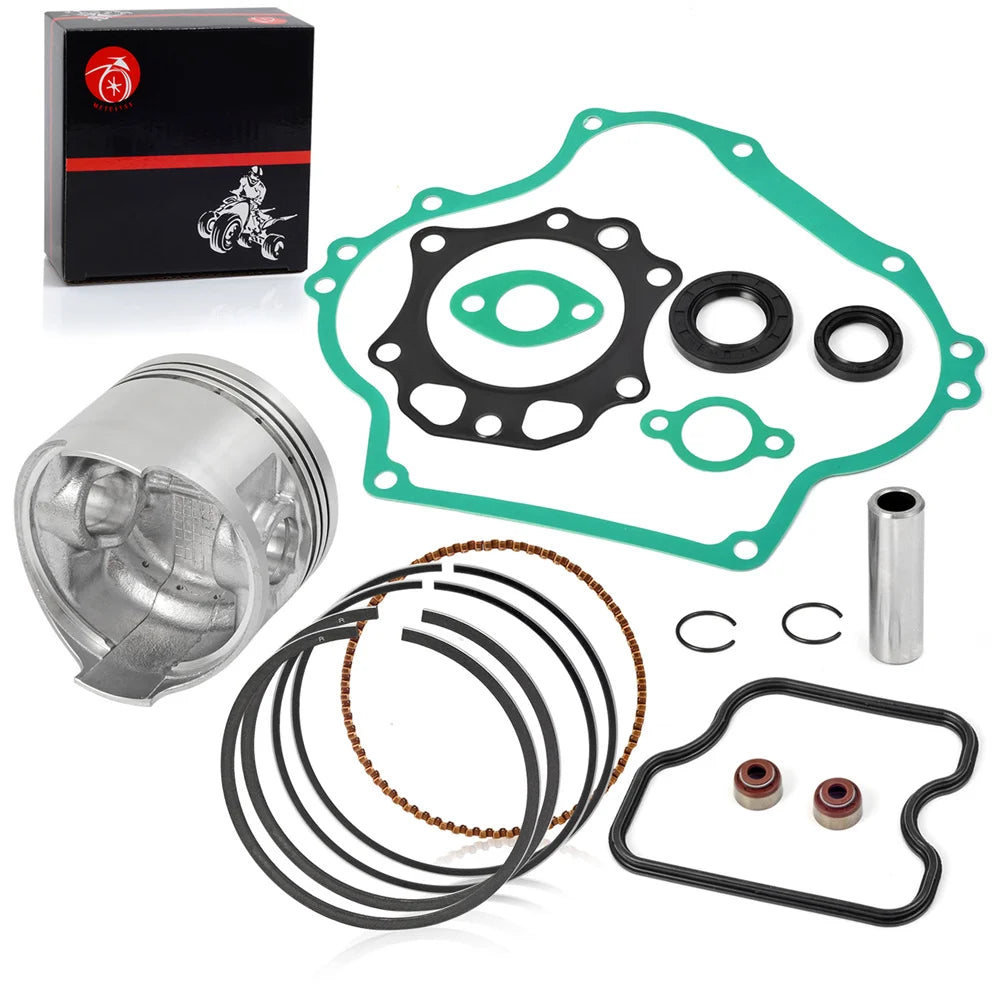 Piston Ring Gasket Seal Rebuild Kit 0.25mm Oversize Club Car DS Precedent FE290 1992-up 1016459-01 1023047-01