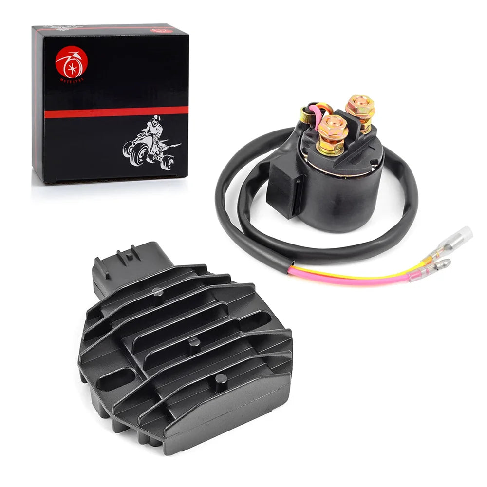 Voltage Regulator Rectifier & Starter Relay Solenoid for Honda TRX250 1997-2019