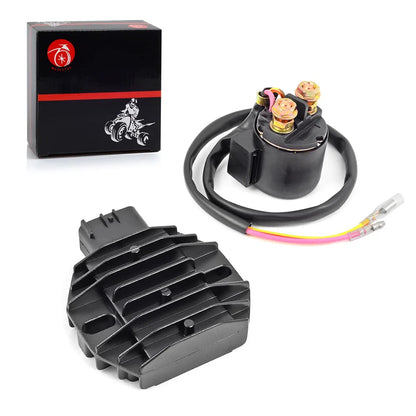 Voltage Regulator Rectifier & Starter Relay Solenoid for Honda TRX250 1997-2019