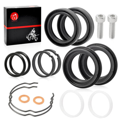39mm Front Fork Dust Oil Seals Rebuild Kit for Harley Sportster XL883 XL1200 1990-2013 Dyna FXD 1991-2005