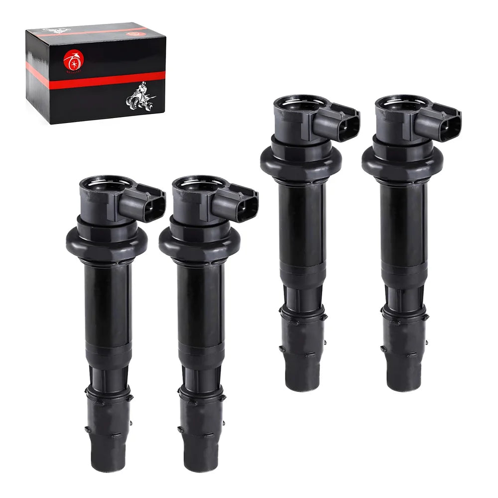 4pcs Ignition Coils For Kawasaki Ninja ZX-6R ZX600 ZZR600 Triumph Tiger 800 XCA XR XRT 1200 Street Triple 675