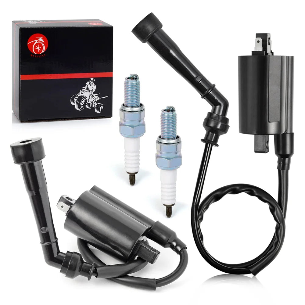 Ignition Coil Pack L & R Spark Plug Cap For Suzuki Intruder 800 750 VS800 VS800GL VS750 VS750GLP 1988-2004
