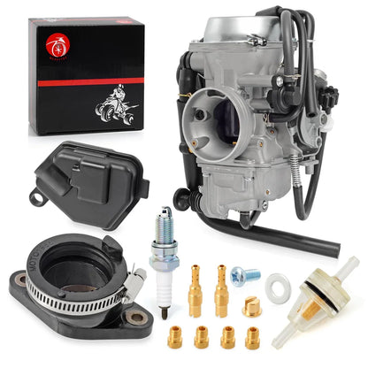 Carburetor & Intake Manifold Boot for Honda Rancher 400 TRX400FGA TRX400FA 2004-2007