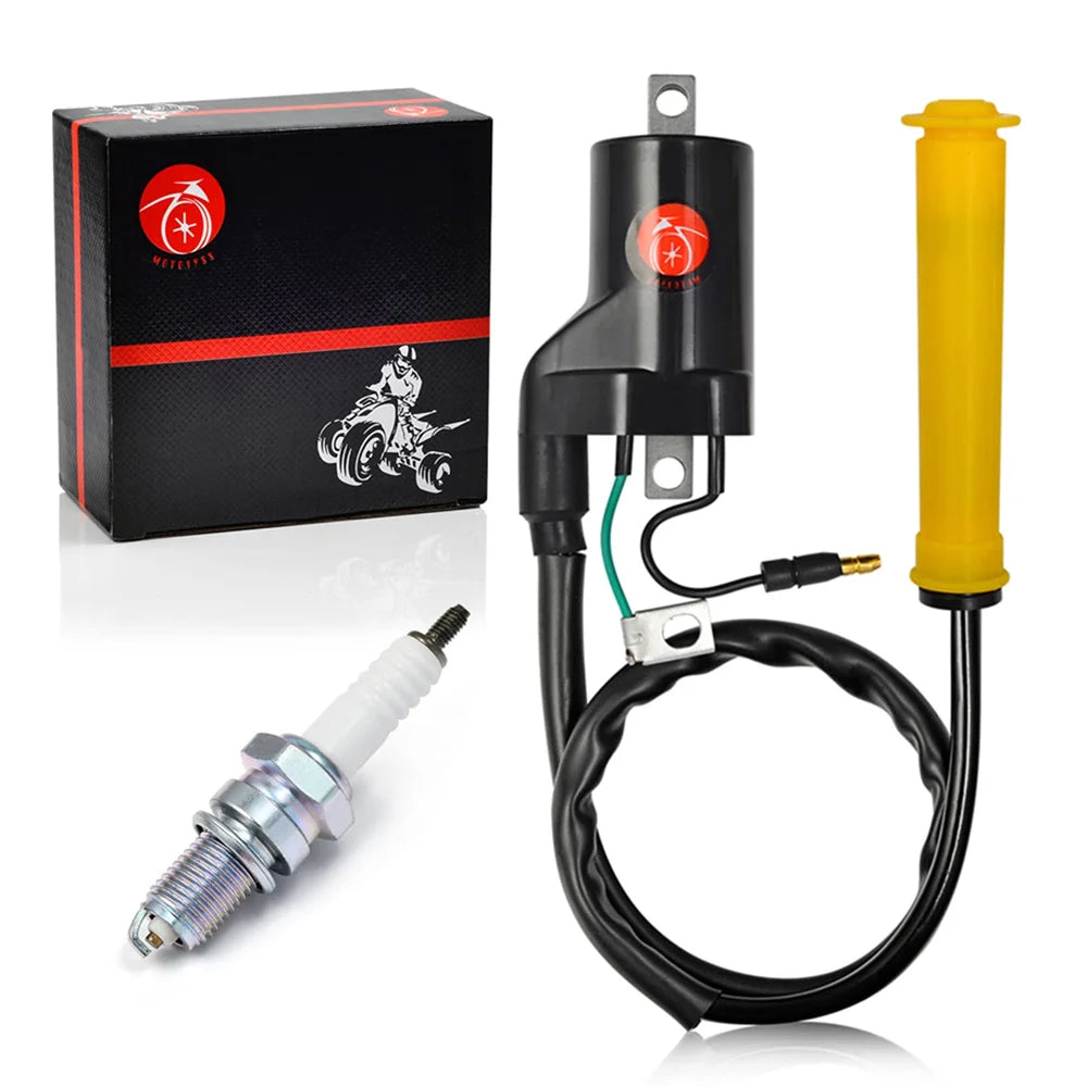 Ignition Coil and Spark Plug for Honda TRX400EX 1999-2006