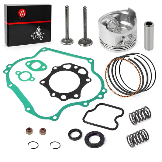 290cc FE290 Engine Rebuild Kit - 0.5mm Oversize Piston Ring Gasket Seal Valve Set for Club Car Golf Cart DS and Precedent