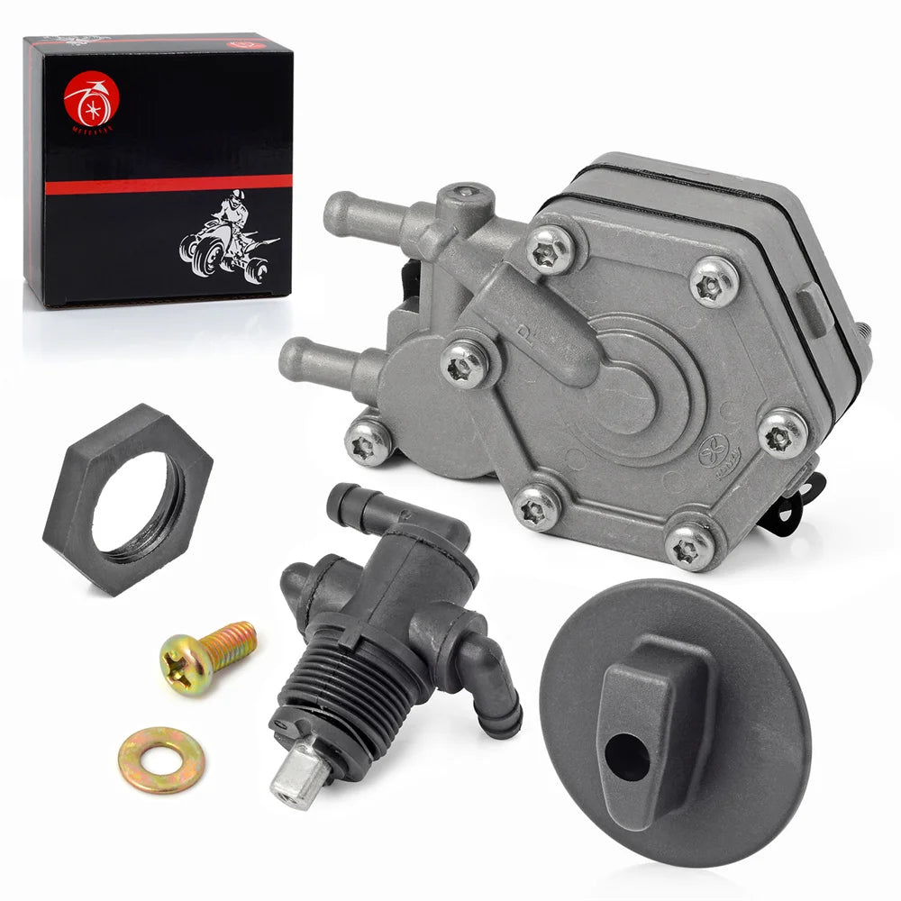 Fuel Tank Petcock Valve 3-Way Knob Nut for Polaris Sportsman Magnum 325 330 335 400 500 Trail Boss Xpedition