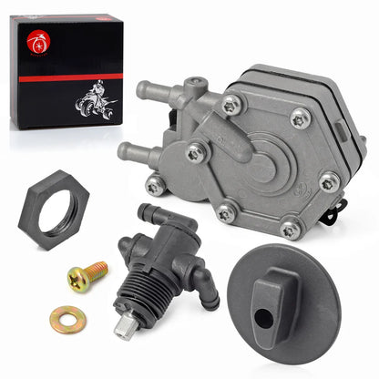 Fuel Tank Petcock Valve 3-Way Knob Nut for Polaris Sportsman Magnum 325 330 335 400 500 Trail Boss Xpedition