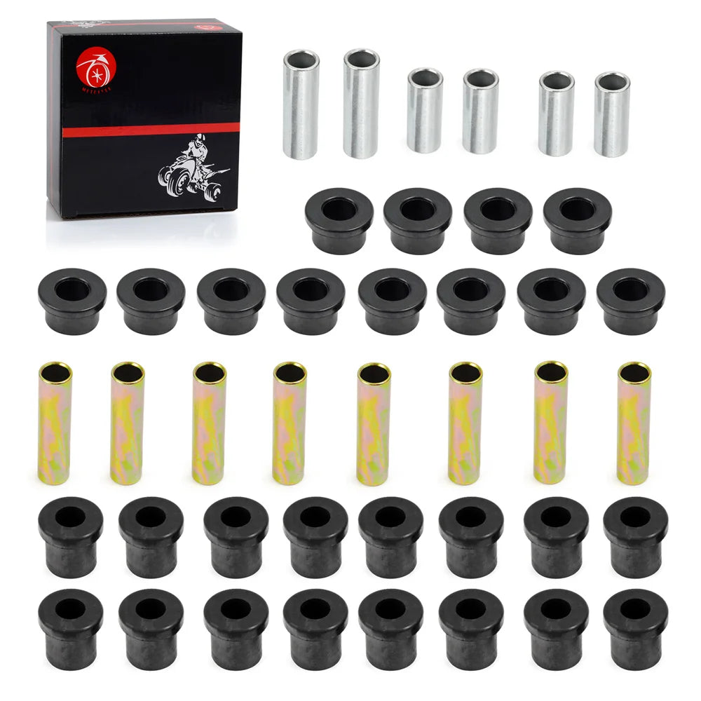 Front Rear Leaf Spring Upper A Arm Suspension Bushing Sleeves Kit Club Car DS 1992-Up
