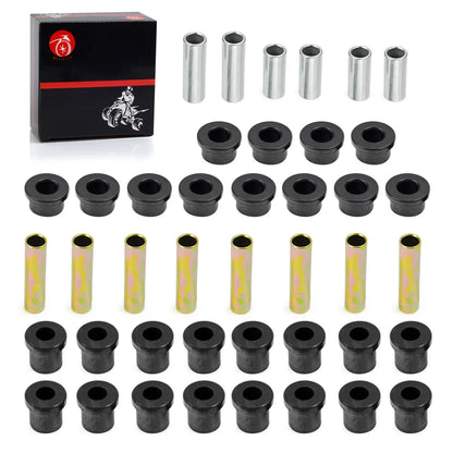 Front Rear Leaf Spring Upper A Arm Suspension Bushing Sleeves Kit Club Car DS 1992-Up