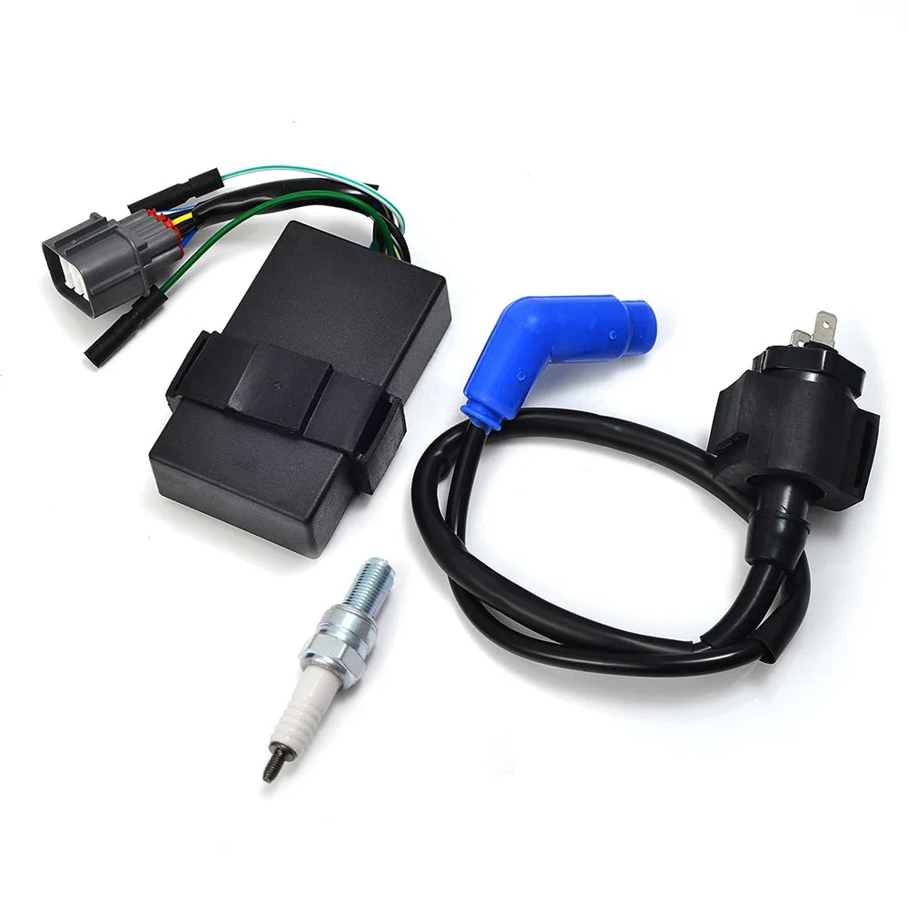 Ignition Coil CDI Box Spark Plug for Honda TRX350 Rancher 2000-2005 30410-HN5-671