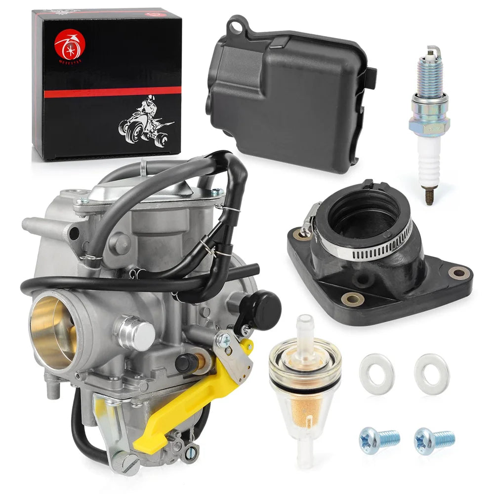 Carburetor and Intake Manifold Boot for Honda TRX400EX Sportrax 400EX TRX400X 1999-2014