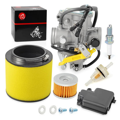 Carburetor Air Filter Oil Filter Kit for Honda TRX400EX TRX400X 1999-2014
