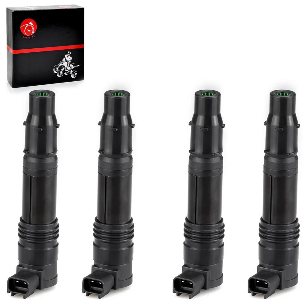 4Pcs Ignition Coils for Kawasaki ZX1400 ZX1000 Ninja ZX-14 ZX-14R ZX-10R Concours 14 2008-2023 21171-0005