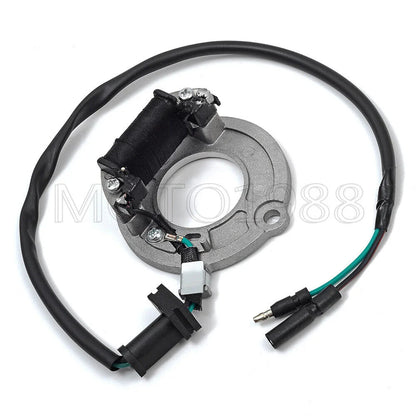 Stator and Pulse Coil with Gasket for Honda CR80R CR80RB CR85R CR85RB 1996-2004 31120-GBF-831 30300-GC4-601