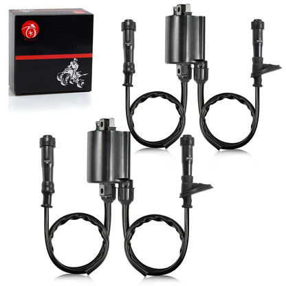 Ignition Coil and Spark Plug Cap Set for Honda Shadow 750 VT750 1998-2019