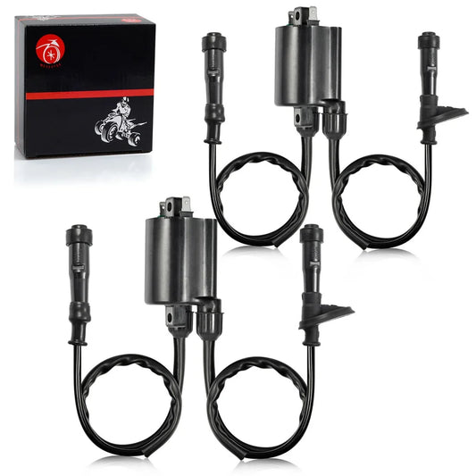 Ignition Coil and Spark Plug Cap Set for Honda Shadow 750 VT750 1998-2019