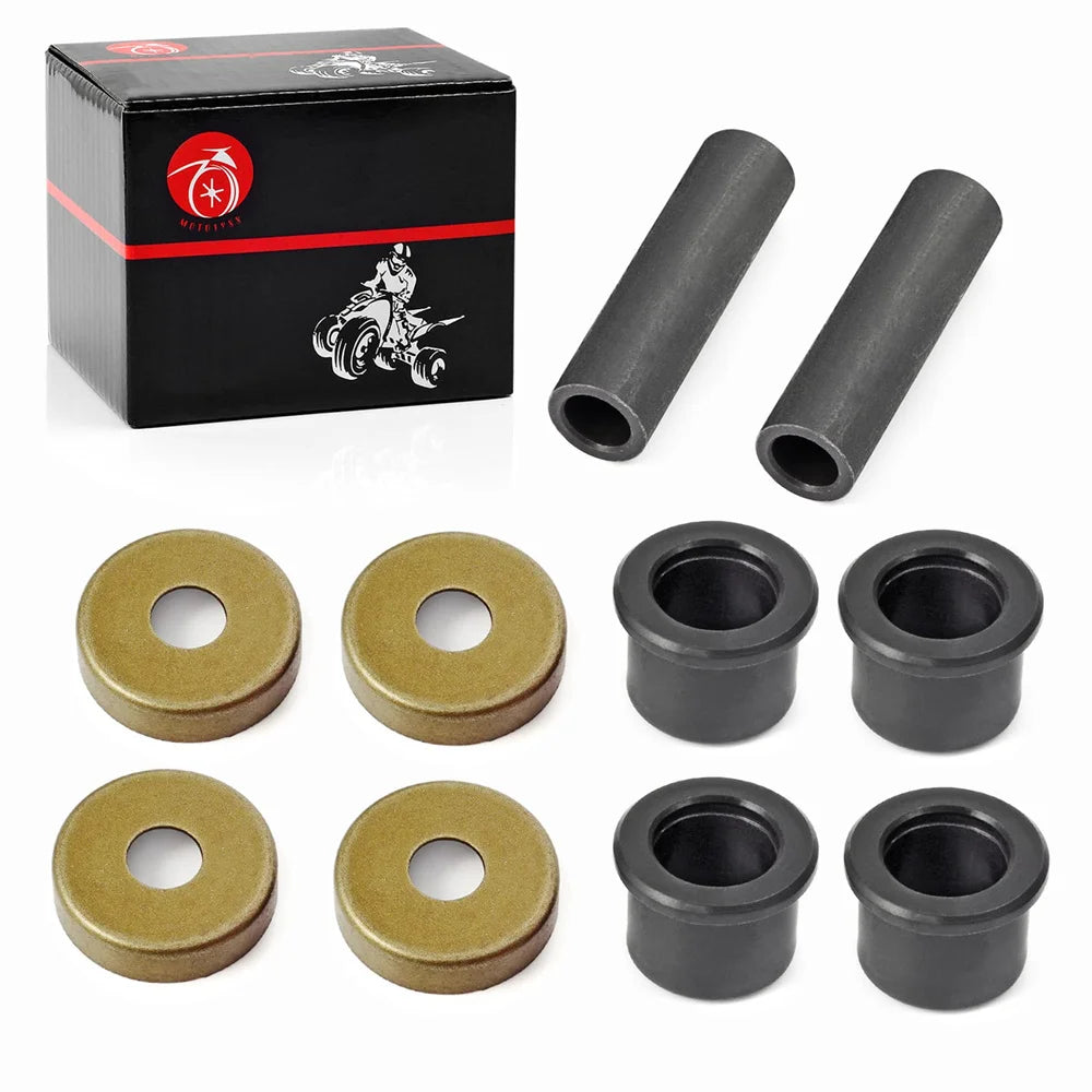 Lower A-Arm Bushing Dust Cover Seal Caps Shaft Collars Rebuild Kit for Yamaha Raptor Blaster Warrior Grizzly Breeze 125 YFZ450