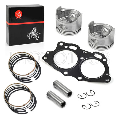 Piston Ring Oversize Bore 0.25mm Gasket Seal Intake Exhaust Spring Retainers Valve Collet Keepers for EZGO Fuji Robin 299 EH29C