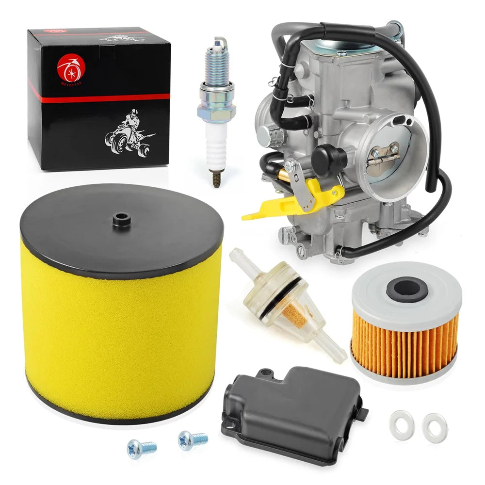 Carburetor Air Filter Oil Filter Kit for Honda TRX400EX TRX400X 1999-2014