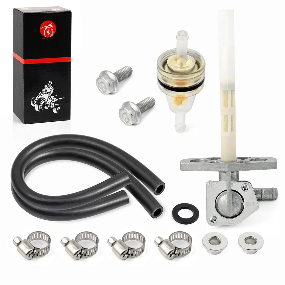 Gas Tank Fuel Valve Petcock 8mm Kit For Honda XR200R XR250R XR350R XR400R XR500R XR600R
