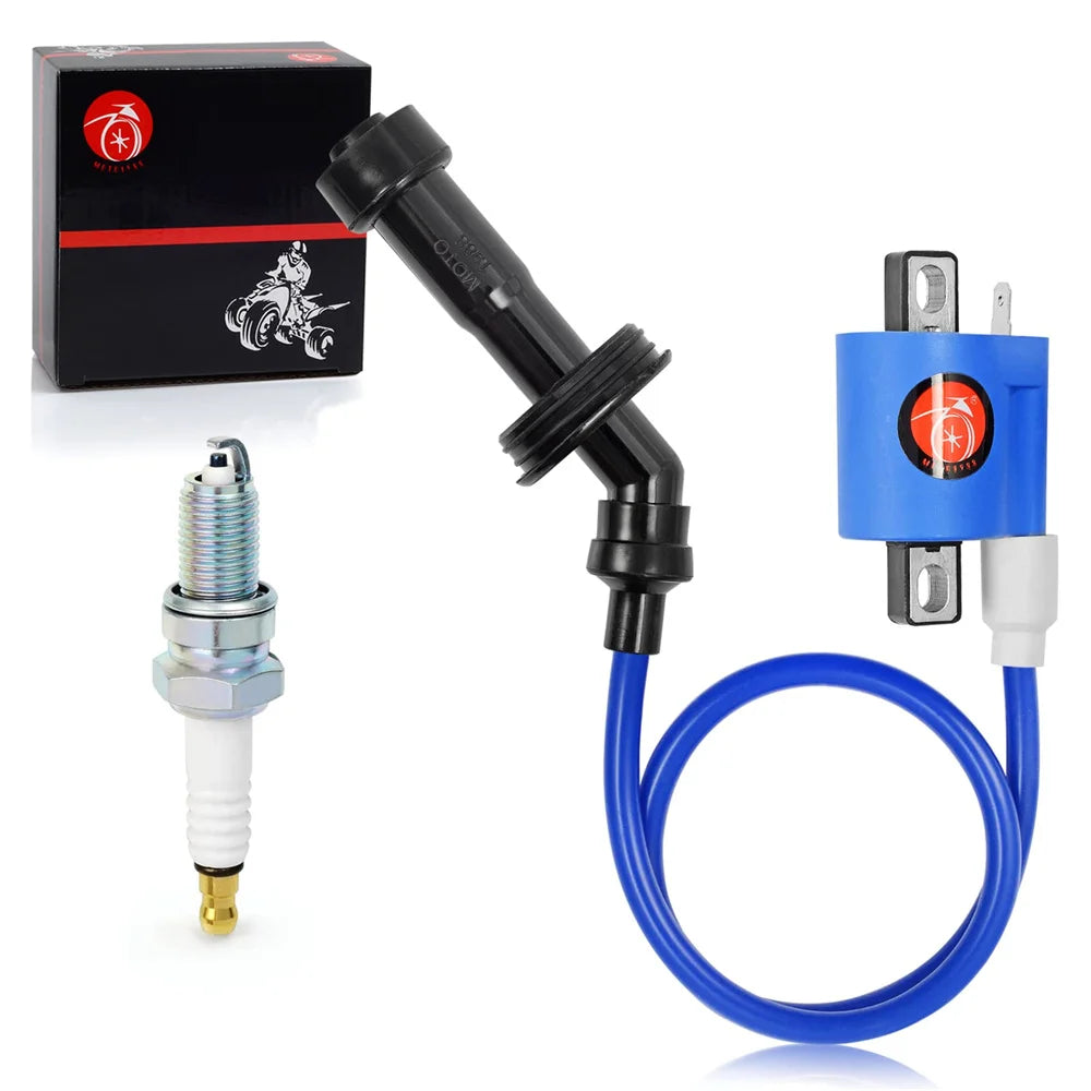 Ignition Coil Spark Plug Cap and Boot for Yamaha Raptor 660R Grizzly 660 Rhino 660 2001-2008