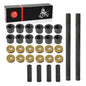 Front Arm Bushing & Dust Cover Seal Caps Rebuild Kit for Yamaha Banshee YFZ350 Raptor 125 250 700 R