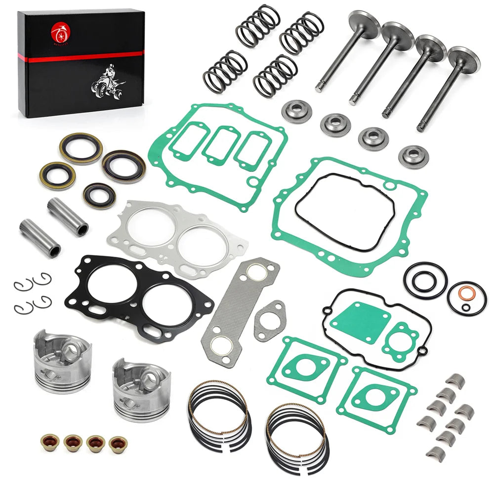 Piston Ring Oversize Bore 0.25mm Gasket Seal Intake Exhaust Spring Retainers Valve Collet Keepers for EZGO Fuji Robin 299 EH29C