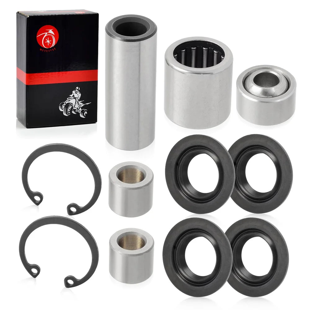 Rear Lower Arm Bearing Bushing Seal Kit for Kawasaki Brute Force 650 750 2005-2023 KVF650 KVF750