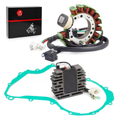 Stator and Regulator Rectifier with Gasket for Yamaha Wolverine 350 2000-2001 Big Bear 350 1997-1999