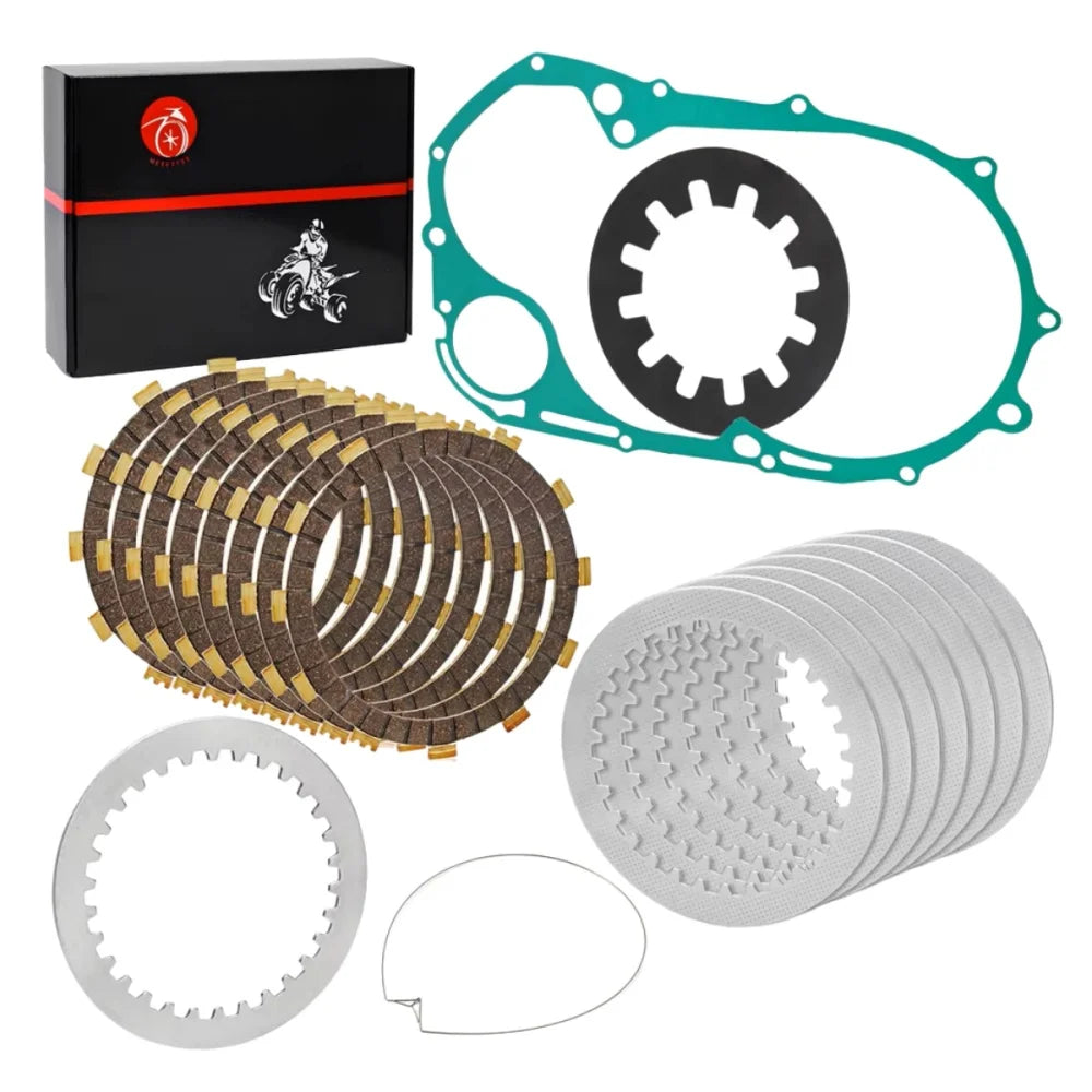 Clutch Friction Plates Kit with Spring and Gasket for Yamaha XVS1100 V-Star 1100 1999-2009