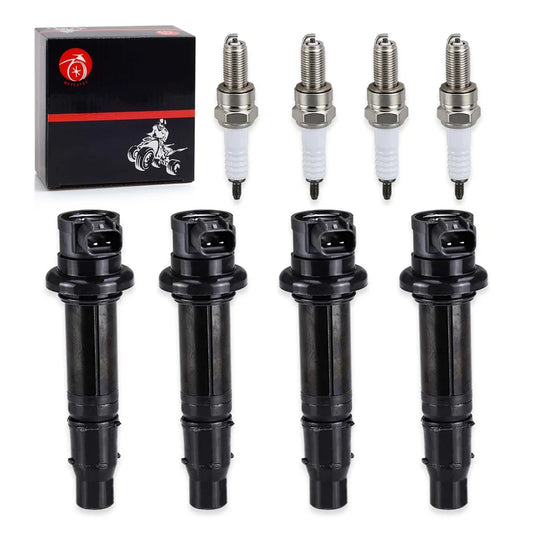 Ignition Coil and Spark Plug for Yamaha YZF-R1 YZF-R6 FZ1 Vmax 1700 FZS1 2002-2020