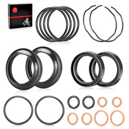 Fork Dust Oil Seals Kit For Suzuki GSX-R600 GSX-R750 GSF1200 Bandit 1200 DL650 V-Strom 650 RF900R Honda CB1000A/AC