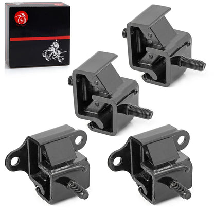 Front and Rear Engine Mount Set for Yamaha G2 G5 G8 G9 G14 1985-1996