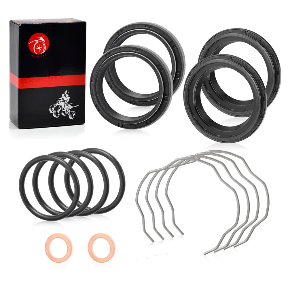 Fork Dust Oil Seals Kit 41x53x8/10.5mm Honda Shadow 750 VT750 1998-2003 Shadow 1100 VT1100 2000-2007