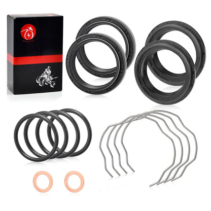 Fork Dust Oil Seals Kit 41x53x8/10.5mm for Yamaha V-Star XVS and MT-FZ Series