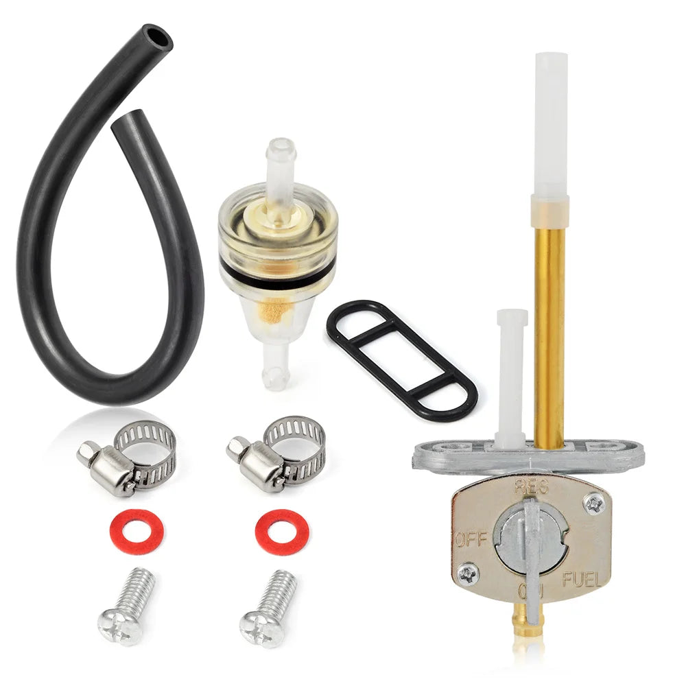 Fuel Valve Petcock Kit For Yamaha Big Bear 350 1987-1999 Kodiak 400 1993-1999 YZ125X YZ250X 2016-2022