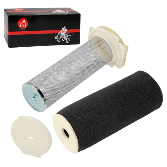Air Filter Guide End Cap Kit for Yamaha YFM 350 Warrior Raptor Wolverine and YFM 600 660 Grizzly 1987-2013