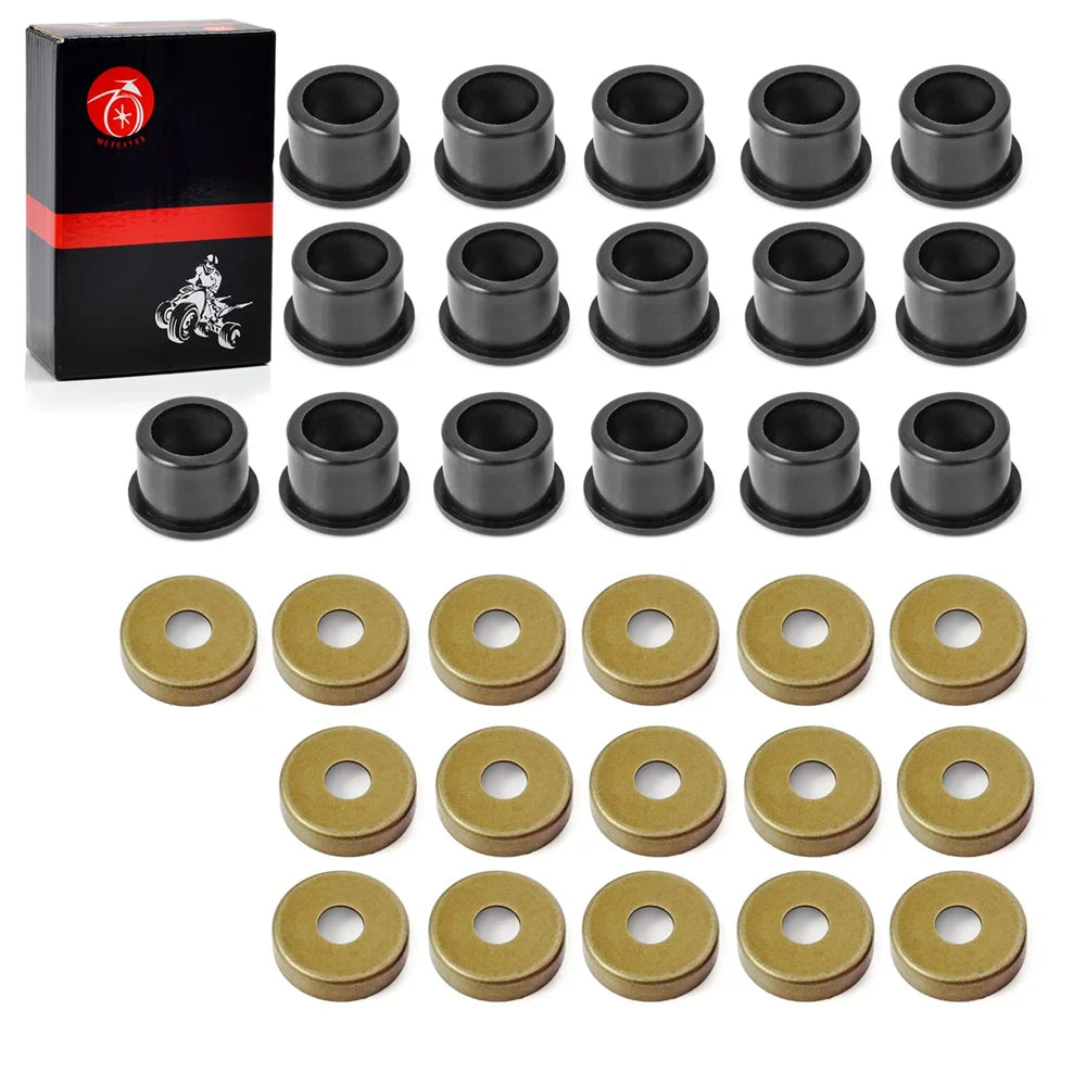 16pc A Arm Bushing & Dust Cover Seal Caps Rebuild Kit for Yamaha Warrior 350 Raptor 350 YFM350 1987-2013 5YT-23517-00-00