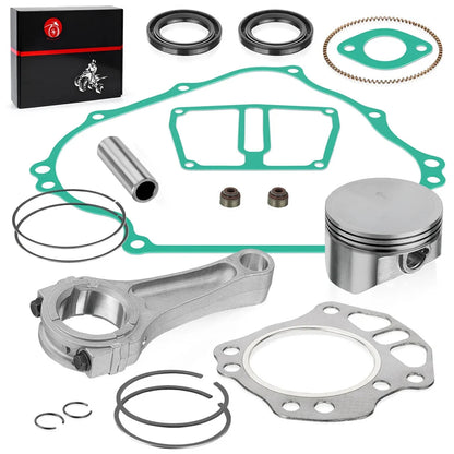 Engine Rebuild Kit Piston Gaskets Connecting Rod Kawasaki Mule 600 610 SX KAF400 2005-2019