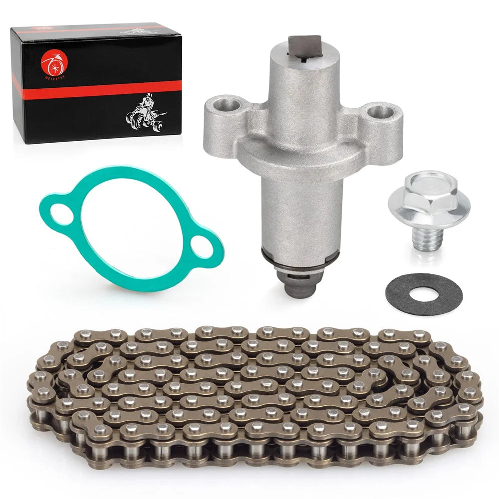Cam Timing Chain and Tensioner with Gasket for Yamaha YFB250 YFM200 YFM250 TW200